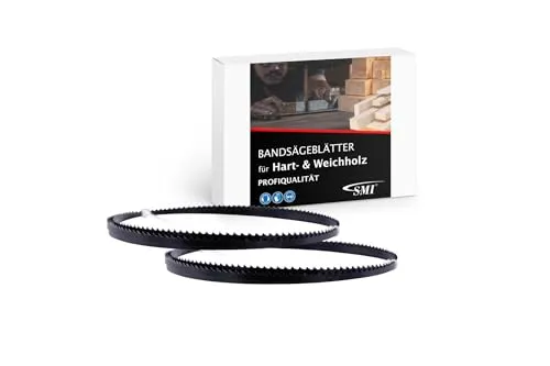 SMI 2er SET Holz-Bandsägeblatt 1790 x 6 x 0,65 mm 10 ZpZ Sägeband passend für z.B. Holzstar HBS 251