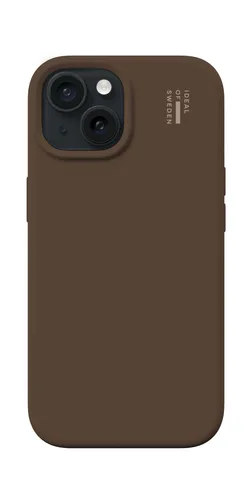 IDSICMS-I2361-562 Cover für Apple iPhone 13/14/15/16E (Braun) - Schützendes Silikon Case mit MagSafe für iPhone 13, 14, 15 und 16E in elegantem Braun - idealer Schutz und modernes Design für dein Smartphone.