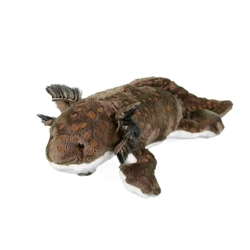 Teddys Rothenburg Kuscheltier Axolotl braun 28 cm Stoffaxolotl Plüschaxolotl Plüschtier