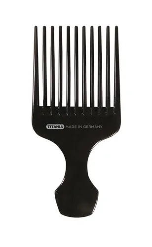 Afrokamm klassisch in schwarz ~ 15cm lang von Titania