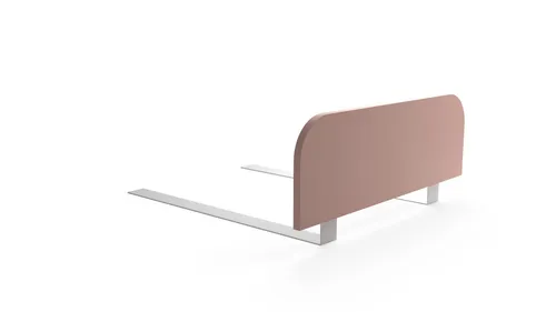 regalik Bettgitter Rausfallschutz Kinderbett 60x20 cm – Rosa Stabile Absturzsicherung ohne Bohren – Einfache Montage unter der Matratze