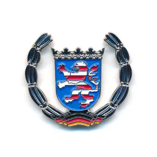 Land Hessen Wappen Wiesbaden Frankfurt Deutschland Badge Pin Anstecker 0921