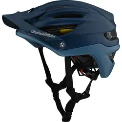 Troy Lee Designs A2 MIPS Helm Decoy Smokey - Blau 57-59 cm - Helm für Mountainbiker mit MIPS-Technologie für zusätzlichen Schutz und Komfort bei jeder Fahrt.