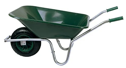 Hochwertige Schubkarre 85 Liter - 250 kg Tragkraft - Robuste Schubkarre mit PVC-Mulde, ideal für Garten, Baustelle und Stall. Extrem stabil, wetterfest und mit leichtlaufendem Vorderrad für mühelosen Transport.