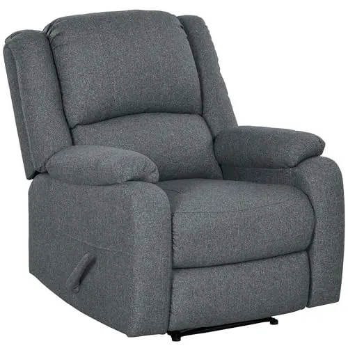 Relaxsessel Manuell Fernsehsessel mit Liegefunktion – Dunkelgrau - Bequemer Relaxsessel mit Liegefunktion in elegantem Dunkelgrau, ideal für entspannte Fernsehabende. Maximale Gewichtskapazität: 150kg.