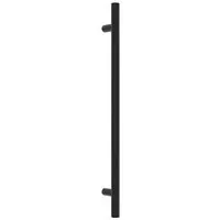 vidaXL Möbelgriffe 10 Stk. Schwarz 224 mm Edelstahl - Zubehör für Möbel: Elegante, langlebige Edelstahlgriffe mit Pulverbeschichtung, ideal für Schränke und Schubladen. Einfaches Greifen durch T-Form und anpassbare Schrauben für verschiedene Plattenstärken.