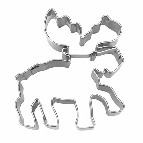 Städter Präge-Ausstecher Elch Ausstechform Plätzchenform Keks Edelstahl 7.5 cm