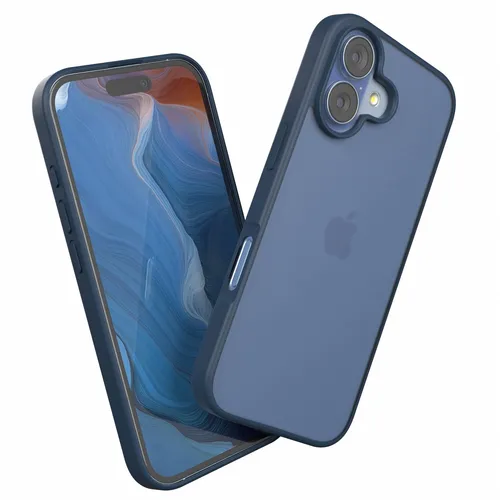 Outdoor Hülle für iPhone 17 Handyhülle mit Rand Case Cover Kameraschutz Blau