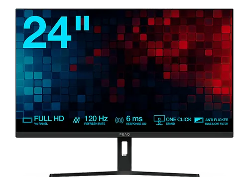 Produktbild PEAQ PMO S245-VFC 24 Zoll Full-HD Monitor mit 120 Hz