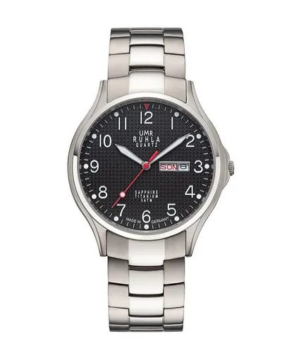 UMR Ruhla Quarzuhr Classic Herrenuhr in silber von UMR Uhren Manufaktur Ruhla