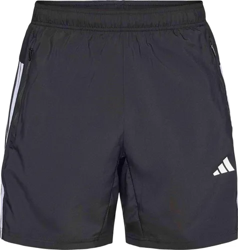 adidas Herren Workout Essentials Base 3 Stripes Woven Short, Schwarz/Weiß, XXL