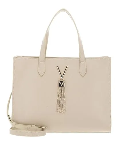 Valentino Bags Divina Handtasche beige VBS1R414G-005 - Umhängetaschen mit stilvollem Lederimitat in beige, perfekt für jeden Anlass und bietet viel Platz für Ihre Essentials.