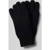 Barbour Strickhandschuhe aus Woll-Mix Modell 'CARLTON' in Black, Größe 1