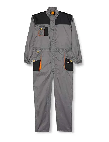 Ergebnis R321 X Work-Guard Lite Overall – Mehrfarbig (Grau/Schwarz/Orange), 2X-Large - Robuster Work-Guard Lite Overall aus atmungsaktivem, winddichtem Material. Ideal für den professionellen Einsatz, bietet hohen Tragekomfort und schützt vor Witterungseinflüssen.