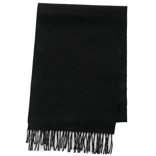 GANT Unisex Wool Scarf Schal - Black, One Size - Herren-Schals mit hohem Wollanteil für optimale Wärme und Komfort in der kalten Jahreszeit.