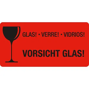 EICHNER Warnetiketten rot 