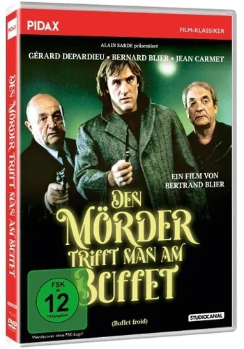 Den Mörder trifft man am Buffet * DVD Rabenschwarze Krimikomödie * Pidax Neu