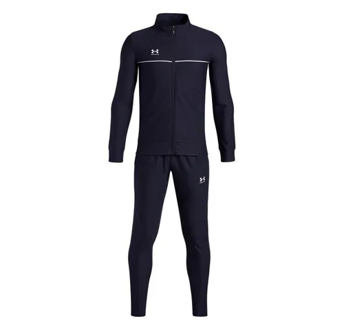 Under Armour Jungen Trainingsanzug Challenger Tracksuit - Trainingsbekleidung in Midnight Navy, aus 100% Polyester, komfortabler Regular Fit für optimale Bewegungsfreiheit beim Sport.