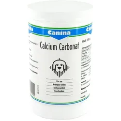 Calciumcarbonat Pulver vet. 1000 g - Rezeptfreies Ergänzungsmittel für gesunde Hunde, unterstützt die Knochen- und Zahngesundheit