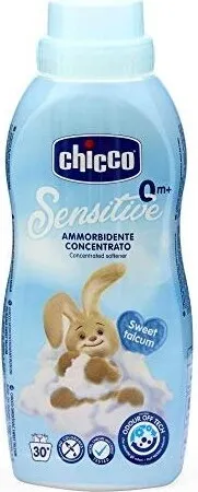 Chicco Sensitive Talkumherz, Weichmacher-Konzentrat, intensive Frische und Weichheit, 0+ Monate - 750ml