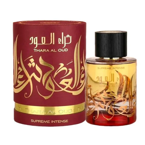 Ard Al Zaafaran Thara Al Oud Supreme Intense Eau de Parfum 100ml - Eau de Parfum mit intensiven Oud-Noten, ideal für besondere Anlässe. Die harmonische Mischung aus fruchtigen und holzigen Aromen sorgt für einen unvergesslichen Eindruck.