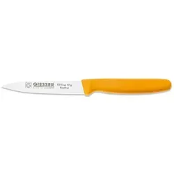 GIESSER Gemüsemesser Spickmesser 8315 sp 8/10/12, Küchenmesser mit oder ohne 3mm Wellenschliff gelb 10 cm