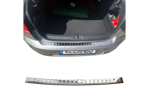 RECAMBO Ladekantenschutz für VW Passat B8 - Abdeckblenden, hochwertiger V2A Edelstahl für optimalen Schutz und exklusive Optik, perfekt passend für Ihr Fahrzeug.