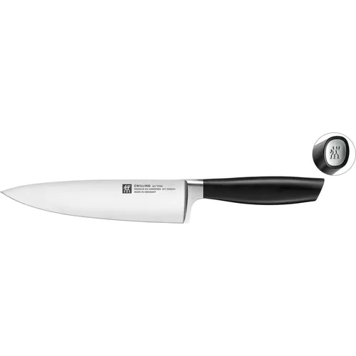 Zwilling All * Star Kochmesser 20 cm, Silber – Präzisionsgeschliffenes Küchenmesser - Kochmesser, 20 cm Klinge aus rostfreiem Edelstahl, ideal für präzises Schneiden und langlebige Schärfe in jeder Küche.