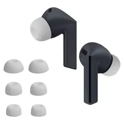 kwmobile 6x Polster kompatibel mit Samsung Galaxy Buds 3 FE - 3 Größen - Silikon Ohrstöpsel In-Ear Kopfhörer - Weiß