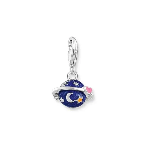 Thomas Sabo Charm Club Original Charm-Anhänger Saturn in blau von THOMAS SABO
