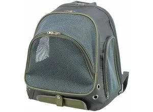 TRIXIE Hunde-Rucksack Lyla - Rucksack für Hunde bis 8kg - Rucksäcke für Hunde, ideal für Ausflüge mit kleinen Hunden bis 8 kg, ausgestattet mit atmungsaktivem Mesh, integrierter Kurzleine und praktischen Außentaschen.