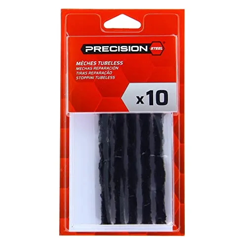 PRECISION STEEL 10 x selbstvulkanisierende Tubeless-Reparatur-Dochte