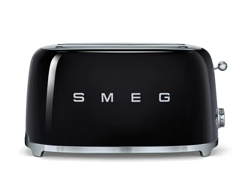 Smeg TSF02BLEU Doppelschlitz-Toaster in schwarz von Smeg