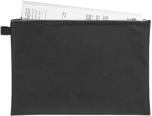VELOFLEX Reißverschlussbeutel A4 schwarz 2724 000