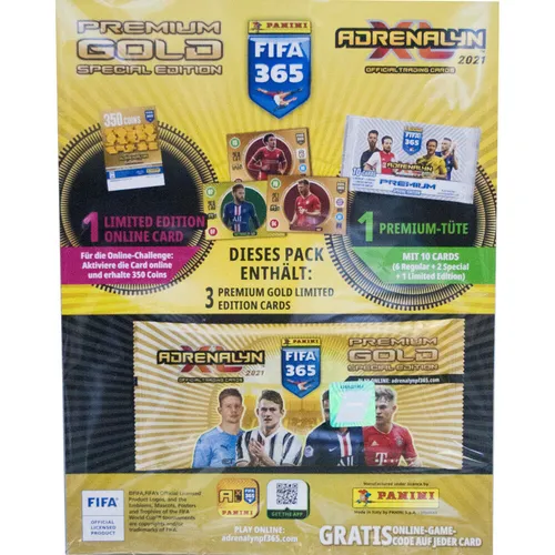 Adrenalyn XL Fifa 365 2021 - 1 Sondertüte Premium Gold