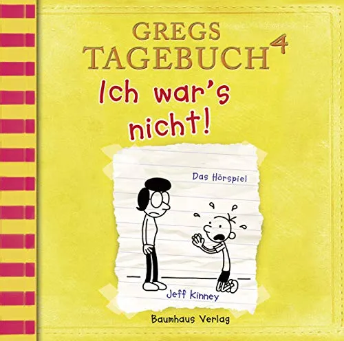 Gregs Tagebuch 4 - Ich War's Nicht! - Hörbuch über die turbulenten Abenteuer von Greg Heffley, perfekt für junge Zuhörer und voller Humor.