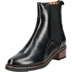 Everybody BETHANY - Cleane Chelsea Stiefelette mit Reißverschluss in Schwarz (38,5 EU) - Elegante Chelsea Stiefelette in Glove Black, aus hochwertigem Leder, mit praktischem Innenreißverschluss für einfachen Einstieg und stabilen Blockabsatz für besten Tragekomfort.