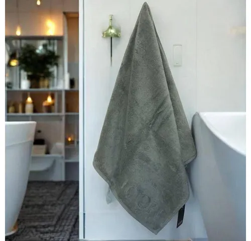 JOOP! Handtuch Selection 1710 Uni Salbei, 100 % Baumwolle in grün von JOOP!