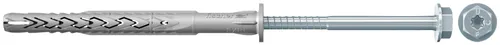 fischer Langschaftdübel SXRL 8 x 120 FUS Sechskantschraube mit U-Scheibe; mit Schraube Profi / DIY: DIY|Min. Bohrlochtiefe bei Durchsteckmontage: 130 mm|Dübellänge: 120 mm|Nutzlänge: 50, 70, 30 mm