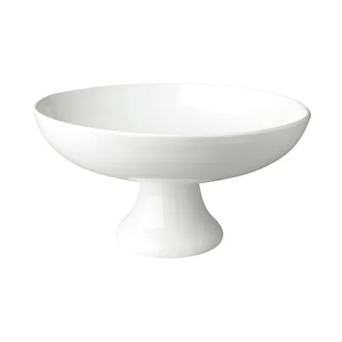 ASA 3789147 Geschirr, Porzellan, 21 x 9,5 cm, Weiß - Elegante Obstschale aus hochwertigem Porzellan, ideal für jeden Tisch. Ihre stilvolle Form und die vielseitige Nutzung machen sie perfekt für Alltag und besondere Anlässe.