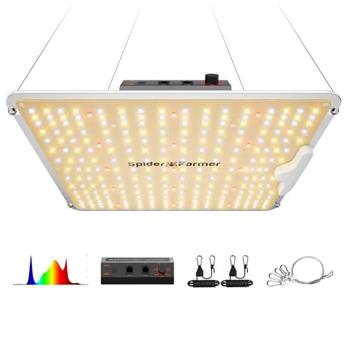Spider Farmer SF1000 LED Grow Lampe Dimmbar Vollspektrum 60x60/90x90cm Zelt