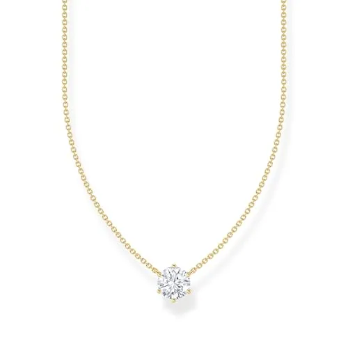 Thomas Sabo Kette mit weißem Zirkonia-Anhänger von THOMAS SABO