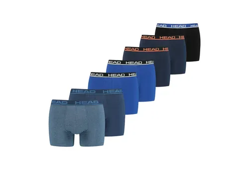 Head Herren Boxershorts 7er-Pack - Boxer anliegend im praktischen 7er-Pack, aus weichem Stoff mit bequemem elastischen Bund für täglichen Komfort und optimale Passform.
