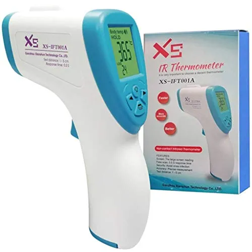hd-line Kontaktlos Digitales Kinder Stirnthermometer Infrarot mit Sofortige Messung Fieberalarm Thermometer Professionell Körper Geeignet für Babys Erwachsener