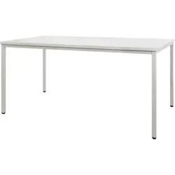 ADB Bürotisch / Computertisch 160x80 cm, grau von ADB