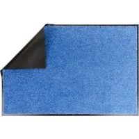 Schmutzfangmatte CLEAN - Blau - 90x150cm - Fußmatte CLEAN: Schwer entflammbar und extrem saugstark, ideal für Eingangsbereiche. Hält Schmutz und Feuchtigkeit effektiv ab und sorgt für ein sauberes Zuhause.
