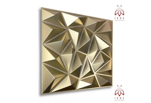 IKHEMalarka 3D Wandpaneel 3D Paneele PVC Kunststoffpaneele, BxL: 50,00x50,00 cm, 0,25 qm, (1 Stück, 3D Wandpaneele Deckenpaneele) hochwertige & harte PVC 3D Platten Wand & Decke