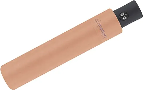 Happy Rain Air Motion - 174 Gramm Taschenschirm mit Auf-Zu-Automatik superleicht - Peach Coral