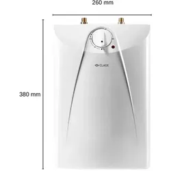 Clage S 5-U Kleinspeicher 5 Liter Untertischanlage