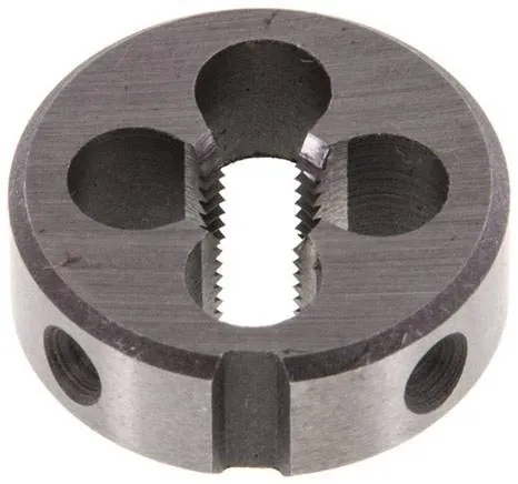 Schneideisen DIN EN 22568, Feingewinde M 6x0,75 Ausführung:Feingewinde Gewinde:M 6x0,75 Dicke:7mm